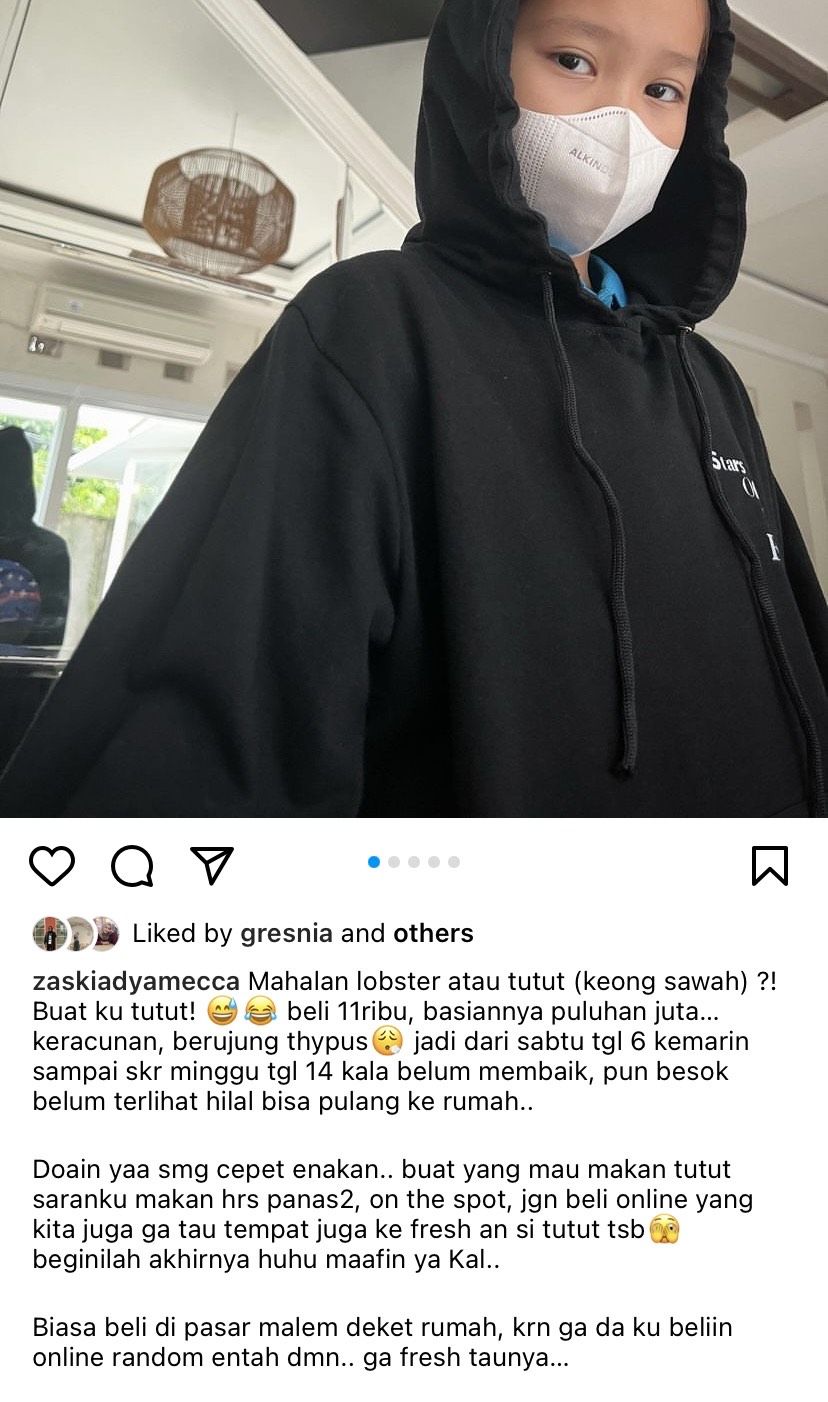 Anak dari Zaskia Adya Mecca keracunan tutut. Agar aman mengonsumsinya, berikut tips mengolahnya.