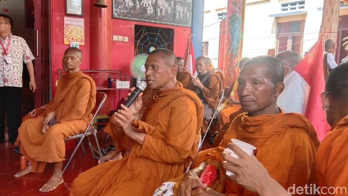 32 Banthe berisitirahat di Vihara Budi Asih Jatibarang Indramayu pada Selasa (16/5/2023)