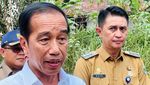 Ambil Alih Perbaikan, Ini Momen Jokowi Cek Jalan Rusak di Jambi