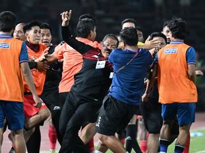 Tangis Minta Maaf Ofisial Thailand yang Serang Manajer Indonesia