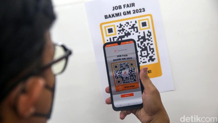 Jakarta Job Fair tengah digelar di Thamrin City, Jakarta, Selasa (16/5/2023). Yuk serbu.