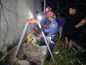Damkar Selamatkan Anak Kucing Terjebak Sumur Tua di Bogor