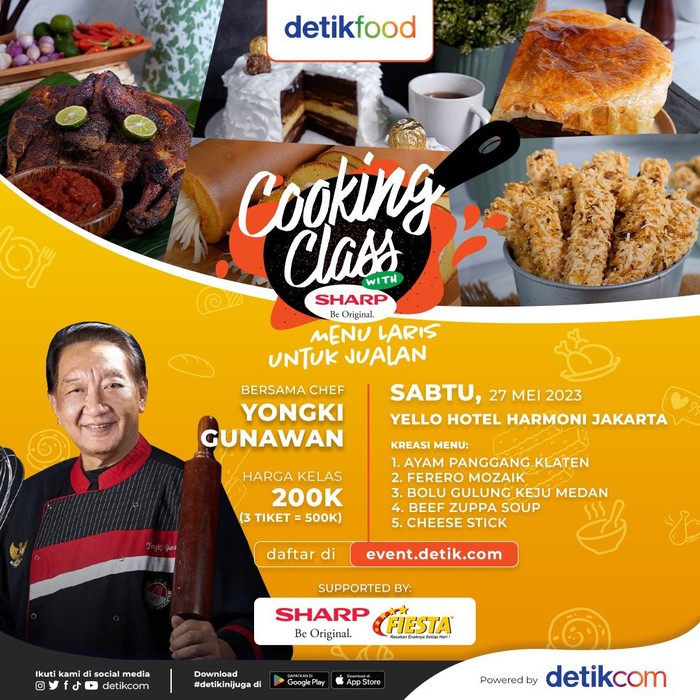 Detikfood Cooking and Baking Class 2023