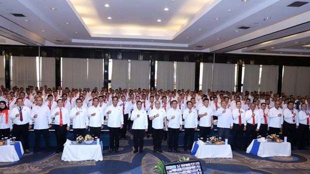 Direktorat Tindak Pidana Umum Bareskrim Polri menggelar pelatihan peningkatan kemampuan penyidik dan penyelidik dalam penanganan perkara tindak pidana pemilu, Senin (15/5/2023), di Jakarta Utara (Jakut).
