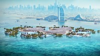 Jika dibangun, proyek Dubai Reefs itu akan terdiri dari 123 kilometer persegi terumbu buatan yang akan menjadi rumah bagi lebih dari satu miliar karang dan 100 juta pohon bakau.