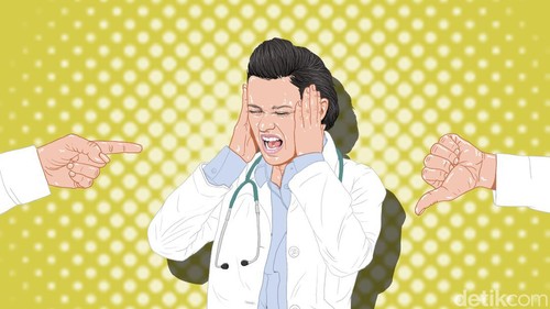 Ilustrasi perundungan dokter
