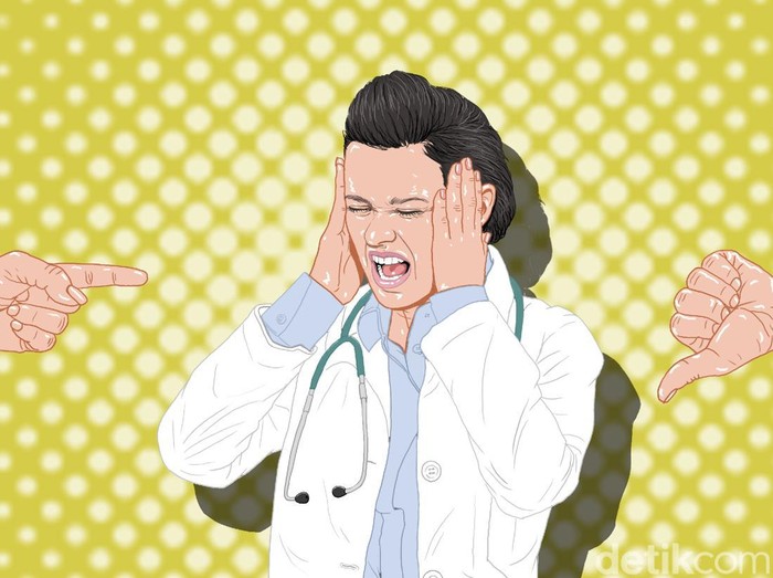 Ilustrasi perundungan dokter