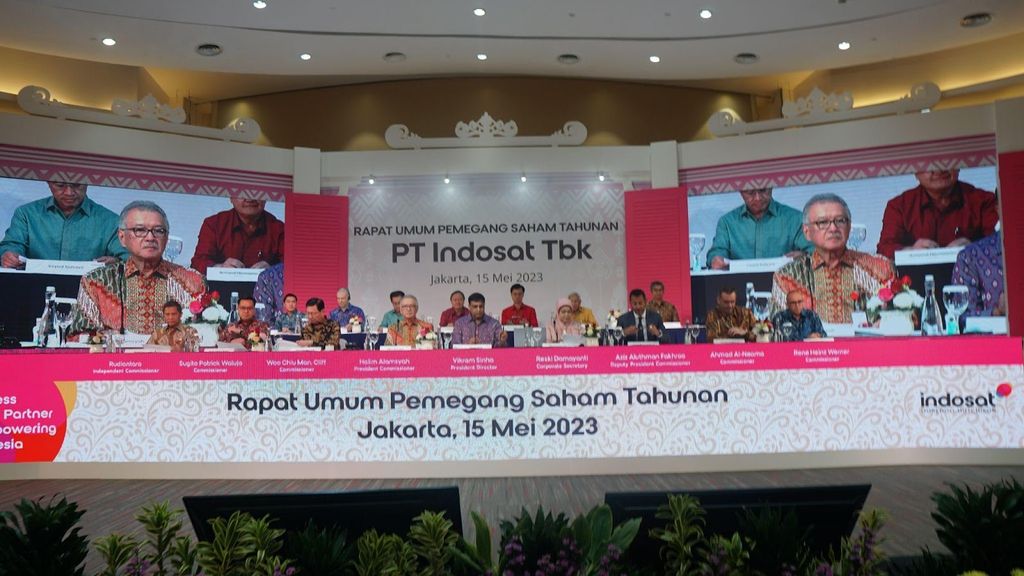 Jajaran Direktur dan Komisaris Utama Indosat
