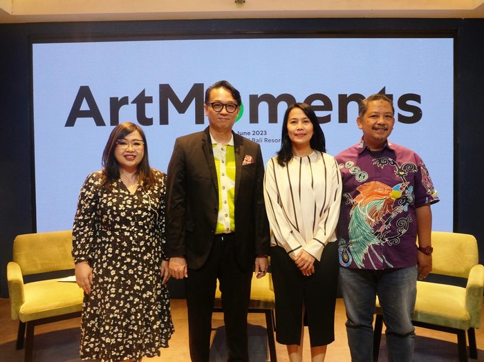 Jumpa Pers ArtMoments Bali di Jakarta pada Selasa (16/5/2023).