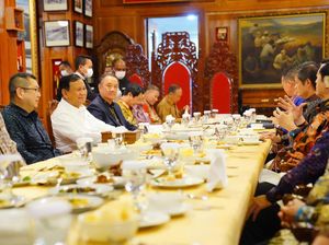Prabowo Bertemu Hary Tanoe yang Dipanggil Jokowi ke Istana Kemarin