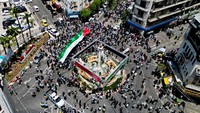 Nakba atau Hari Kehancuran, diperingati warga Palestina setiap 15 Mei untuk mengenang pengusiran ratusan ribu warga Palestina dari rumah dan tanah mereka pada 1948 setelah berdirinya Israel.