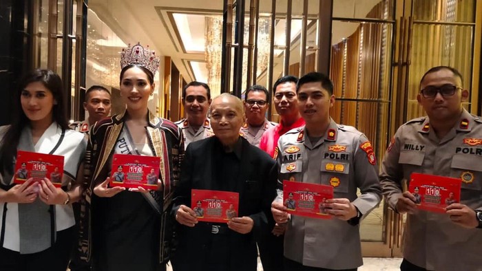 Polsek Setiabudi gandeng Putri Indonesia sosialisasikan call center 110.