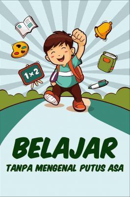 Poster Pendidikan tentang Belajar.