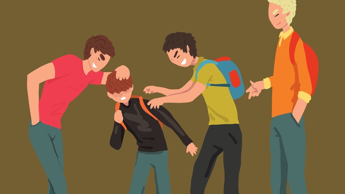 Poster Pendidikan tentang Stop Bullying.