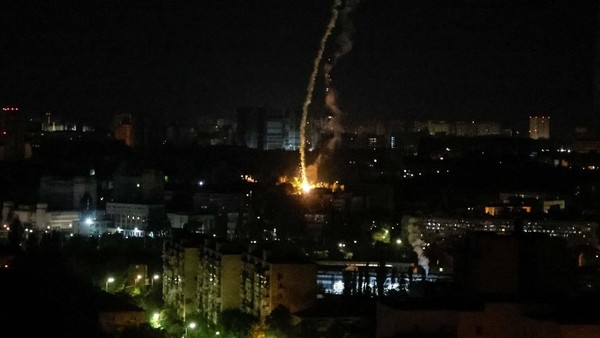Potret Kyiv Dibombardir Rusia