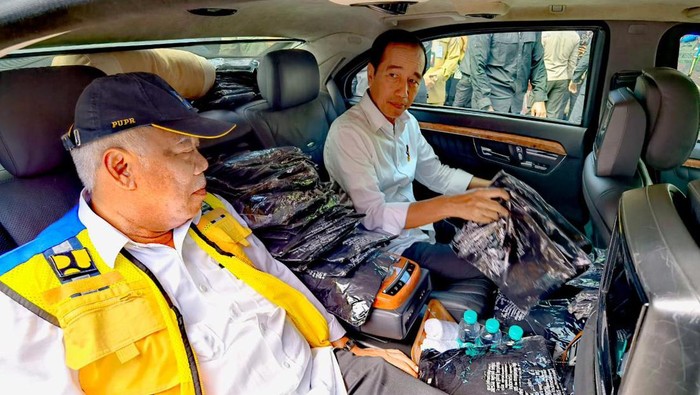 Presiden Jokowi dan Menteri PUPR Basuki Hadimuljono (dok Fotografer Presiden Jokowi, Agus Suparto)