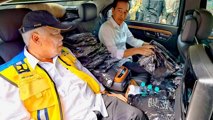 Presiden Jokowi dan Menteri PUPR Basuki Hadimuljono (dok Fotografer Presiden Jokowi, Agus Suparto)