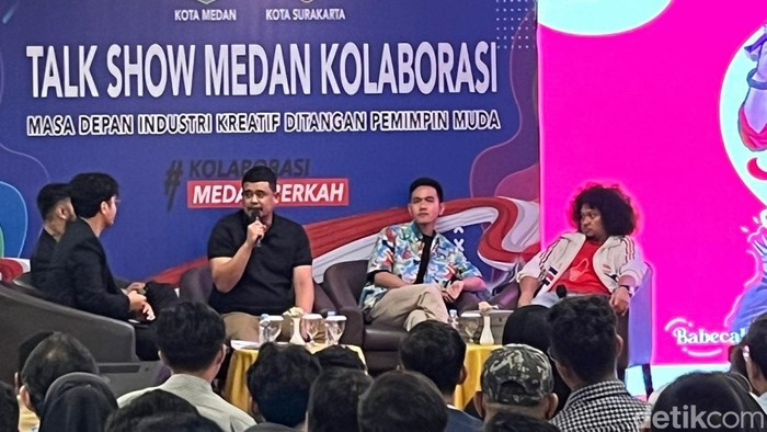 Talk Show Medan Kolaborasi. (Foto: Finta Rahyuni/detikSumut)