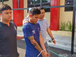 Tampang Pria Bertato yang Tusuk Warga di Majalaya Bandung
