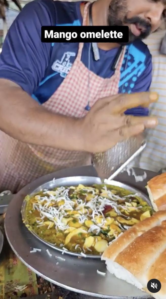 Unik! Kreasi Omelet Mangga Khas India Ini Bikin Netizen Heran