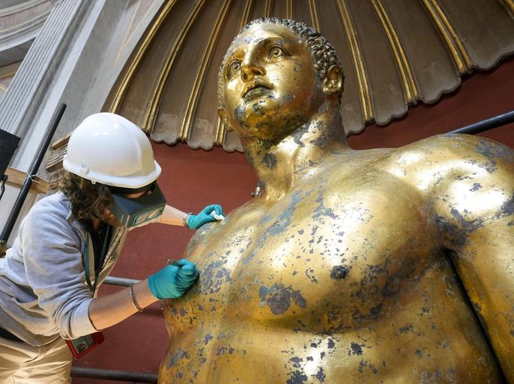 Wujud Patung Hercules Raksasa yang Ditemukan di Museum Vatikan