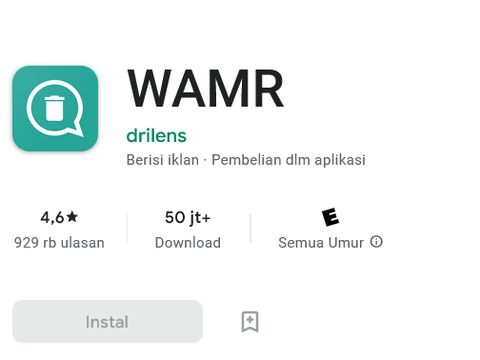 Aplikasi WAMR.