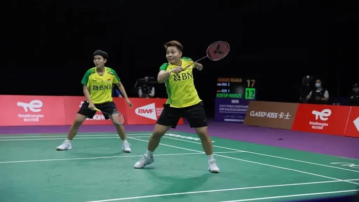 Apriyani Rahayu/Siti Fadia Silva Ramadhanti di Piala Sudirman 2023