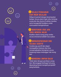 Infografis: 9 Ciri-ciri Orang Cerdas Secara Emosional