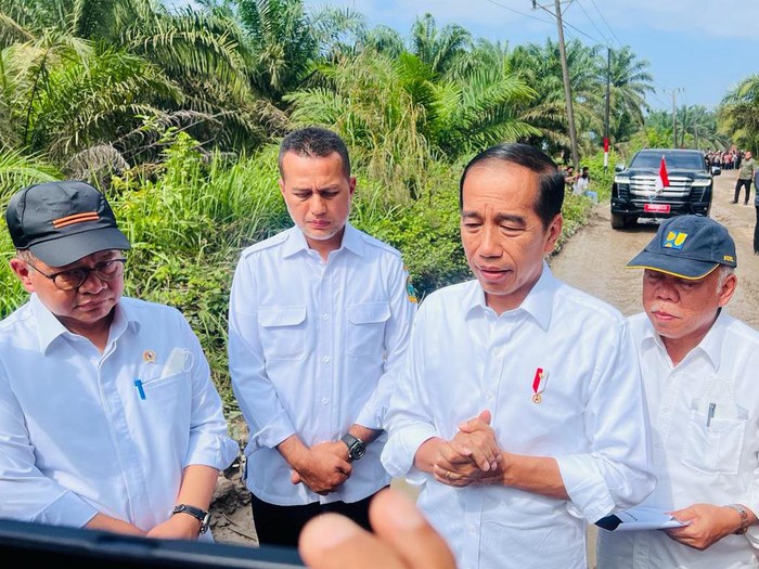 Jokowi Tinjau Jalan Rusak di Labuhanbatu Utara