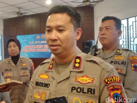 Kapolres Klaten AKBP Warsono, Rabu (17/5/2023).