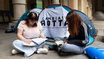 Mahasiswa di Turin Gelar Tenda-Nginep di Kampus, Ada Apa?