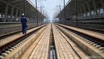 Melihat Pembangunan Stasiun KA Cepat Karawang