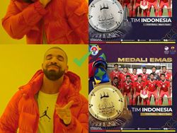 Meme Garuda Muda Jawara Emas SEA Games 2023, Tim Gajah Perang Merana