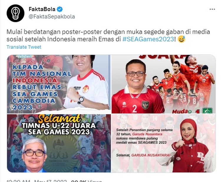 Meme Timnas Raih Emas