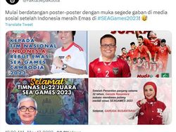 Meme Garuda Muda Jawara Emas SEA Games 2023, Tim Gajah Perang Merana