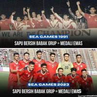 Meme Timnas Raih Emas