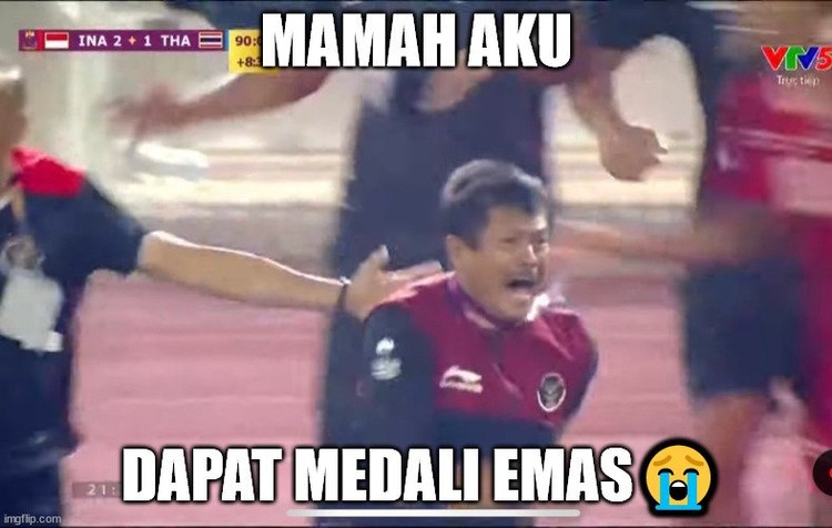 Meme Timnas Raih Emas