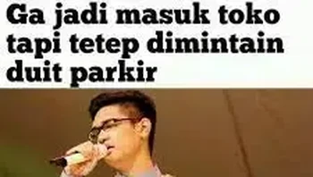 Padahal nggak belanja apa-apa tapi tetap harus bayar parkir. Sedih. Foto: via 1cak