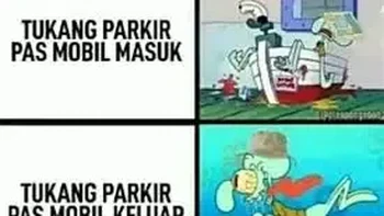 Kesal banget nih sama tukang parkir yang begini. Foto: via 1cak
