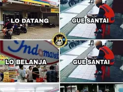 Meme Kocak Tukang Parkir, Gesitnya Bak Ninja