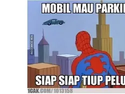 Meme Kocak Tukang Parkir, Gesitnya Bak Ninja