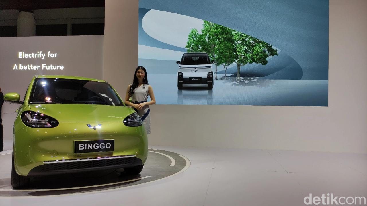 Mobil listrik Wuling Binggo di PEVS 2023.