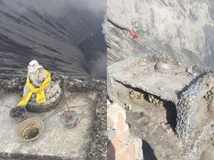 Viral Patung Ganesha di Bibir Kawah Bromo Hilang, Tokoh Adat Selidiki