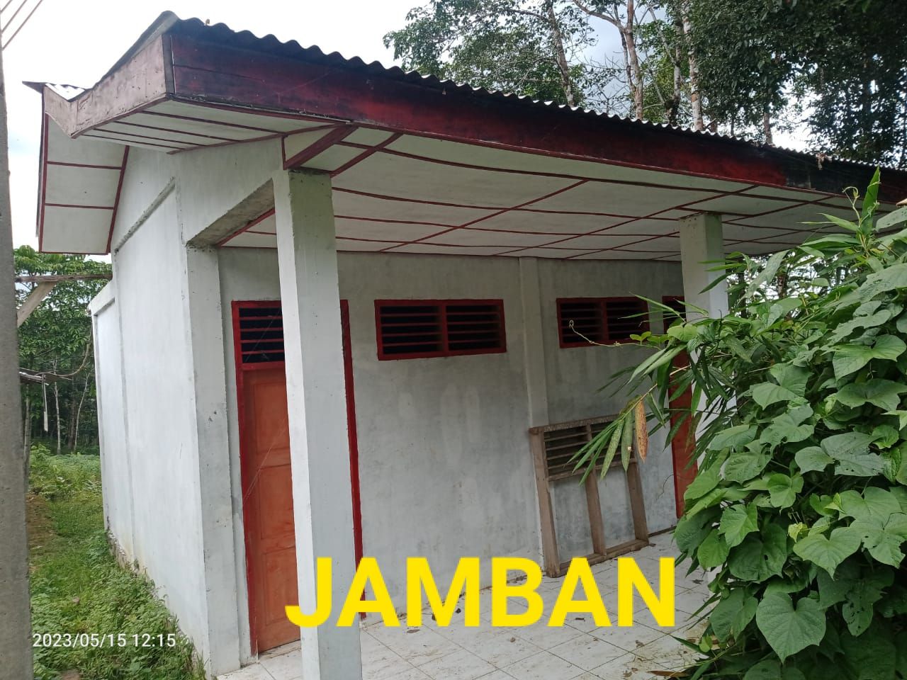 Pembangunan SMAN 3 Huruna di Nias, Sumatera Utara, mangkrak. Foto 16 Mei 2023. (Dok Yurisman Laia)