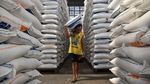 Penampakan 29.000 Ton Beras Impor Untuk Bansos di Gudang Bulog Sumut