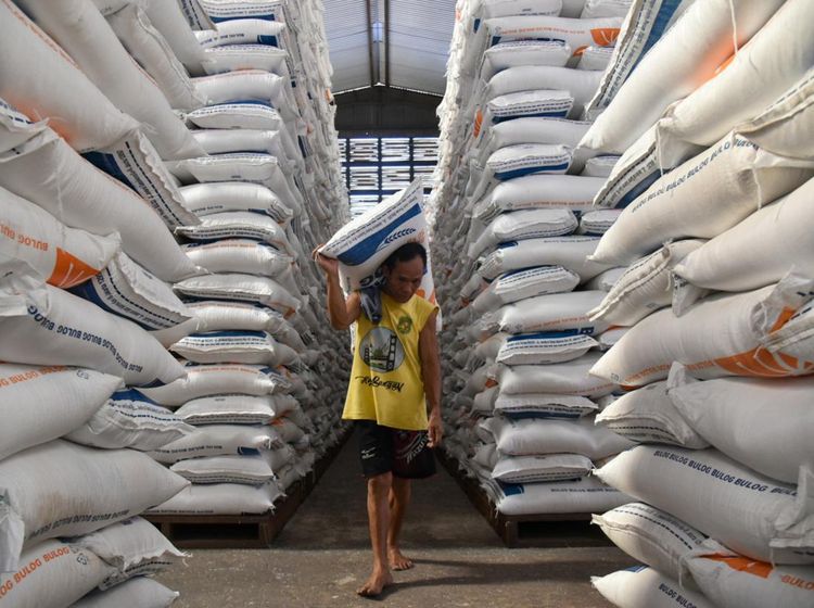 Penampakan 29.000 Ton Beras Impor Untuk Bansos di Gudang Bulog Sumut