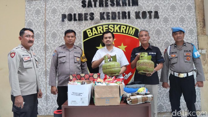 pencurian tabung elpiji di kediri