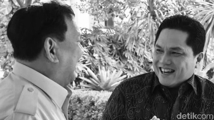 Prabowo dan Erick Thohir