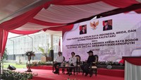 Megawati menuturkan, Kebun Raya Bogor merupakan bagian masa kecilnya yang seorang anak mantan presiden. Di Kebun Raya Bogor inilah tempat saya tinggal dulu semasa kecil, katanya dalam sambutan. Foto: Trisna Wulandari/detikEdu