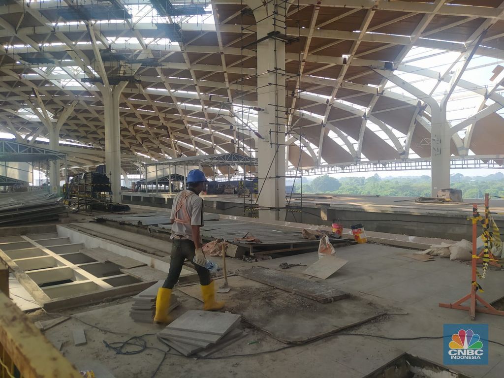 Stasiun KA Cepat Halim, Jakarta. (CNBC Indonesia/Martyasari Rizky)